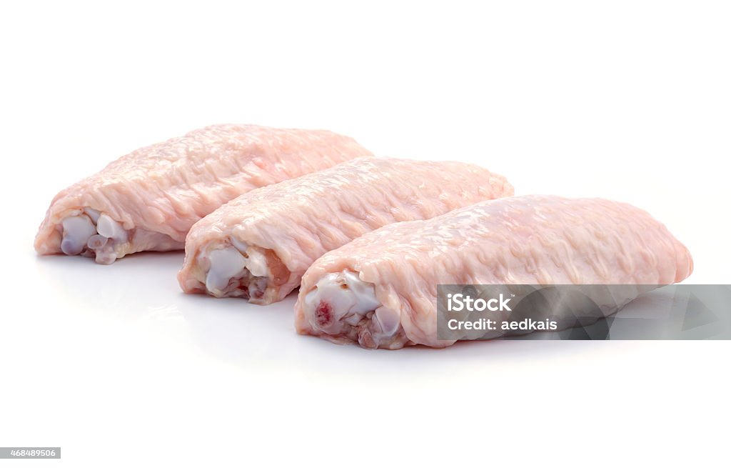 Chicken wings Chicken wings on white background 2015 Stock Photo