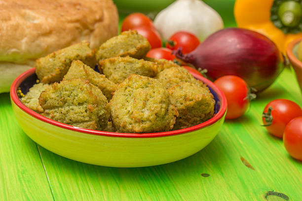 istock Falafel and other middle eastern ingredients 468490006