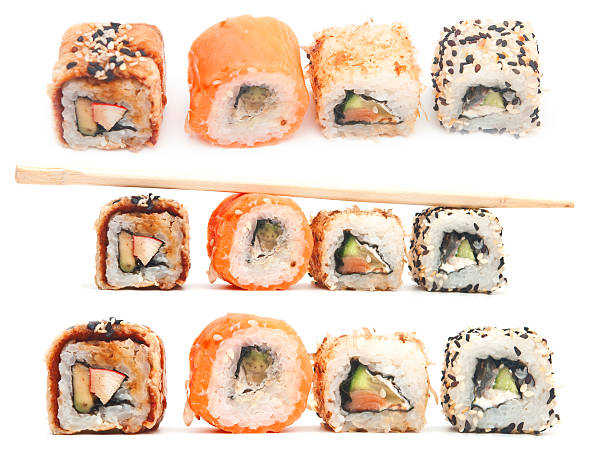 istock sushi pieces collection isolated on white background 468490919