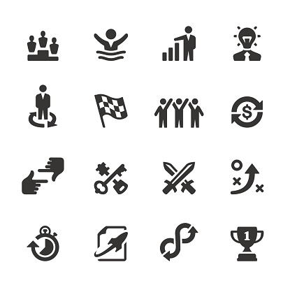 Soulico collection - Business Leadership and Achievement icons / Set #90 / isolated png image 3000×3000 px included /