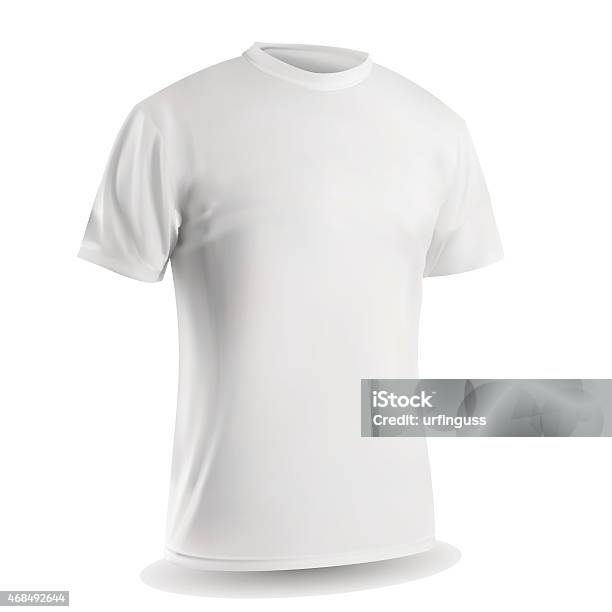 Blank Tshirts Template Stock Illustration - Download Image Now
