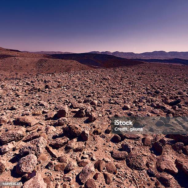 Negev Desert Stock Photo - Download Image Now - 2015, Boulder - Rock, Canyon