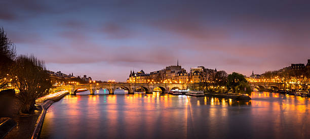 istock Paris Ile de la Cite and Pont Neuf at sunrise 468493226