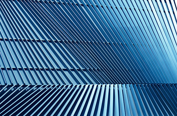 istock Detail of pattern metal facade for background 468495754