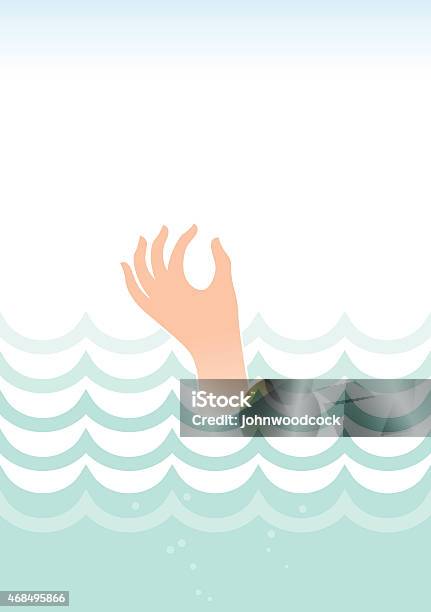 Ilustración de Ahogarsen El Mar De Ilustración y más Vectores Libres de Derechos de Inundación - Inundación, Rescate, 2015