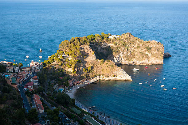 istock Taormina, Sicily, Wonderful view of seaside. 468496334
