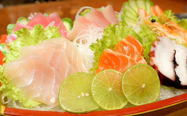 Sashimi, le poisson cru de Style japonais - Photo