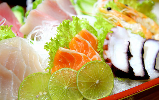 Sashimi, le poisson cru de Style japonais - Photo