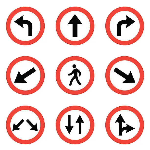 Vector illustration of junction icon great for any use. Vector EPS10.