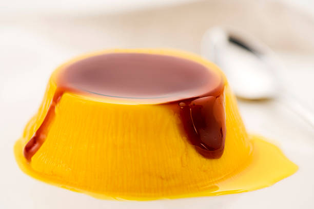 istock Cream caramel dessert 468504298