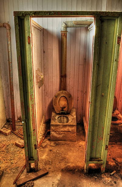 istock abandoned desert toilet school 468507293