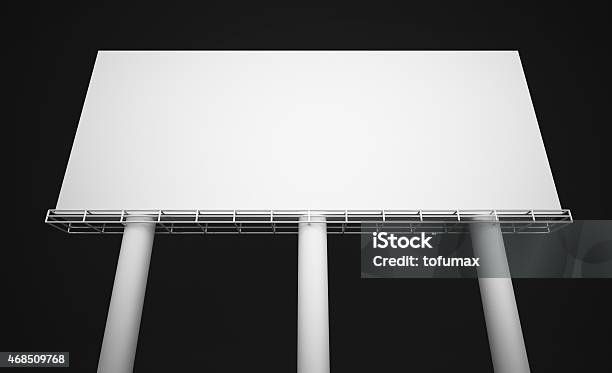 Blank Billboard Stock Photo - Download Image Now - 2015, Advertisement, Backgrounds