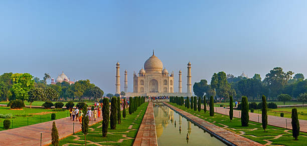 istock Taj Mahal. Indian palace 468510830