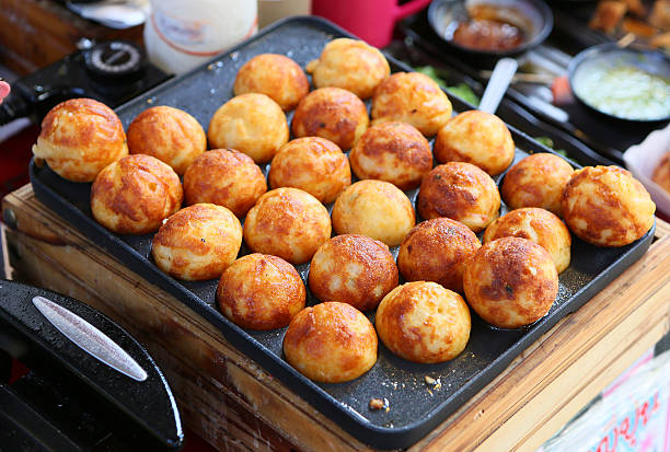 istock Takoyaki, Meat balls as Japanese style 468511566