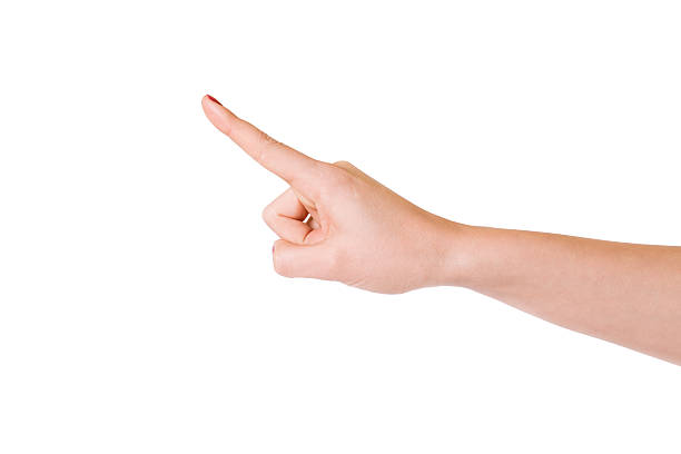 istock Female hands over white background 468511970