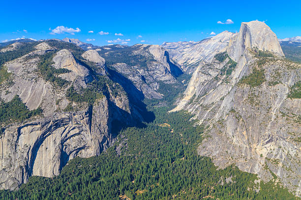 Yosemite Valley Panorama with Half Dome, California