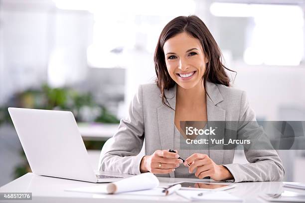 Shes Made It Stock Photo - Download Image Now - Businesswoman, Women, One Woman Only