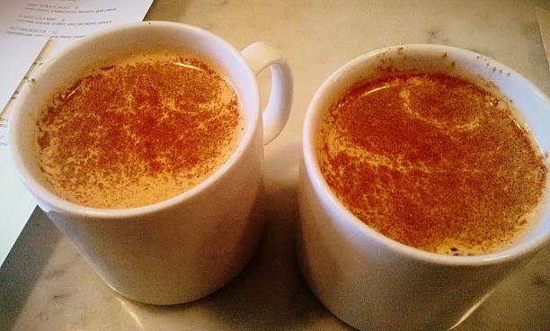 Hot Cocoa Drinks stock photo