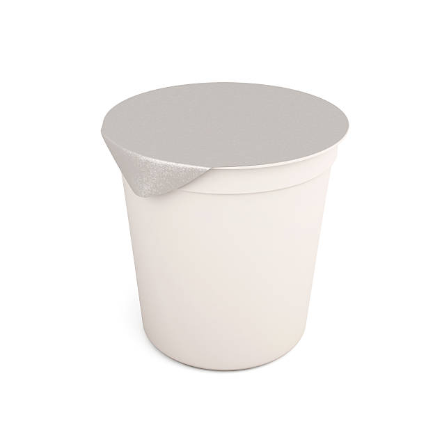 istock White food kontener for yogurts, creams, processed cheeses 468515528