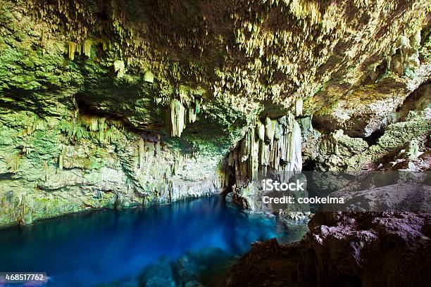 Cave With Underground Lake Stock Photo - Download Image Now - 2015, Abstract, Beauty