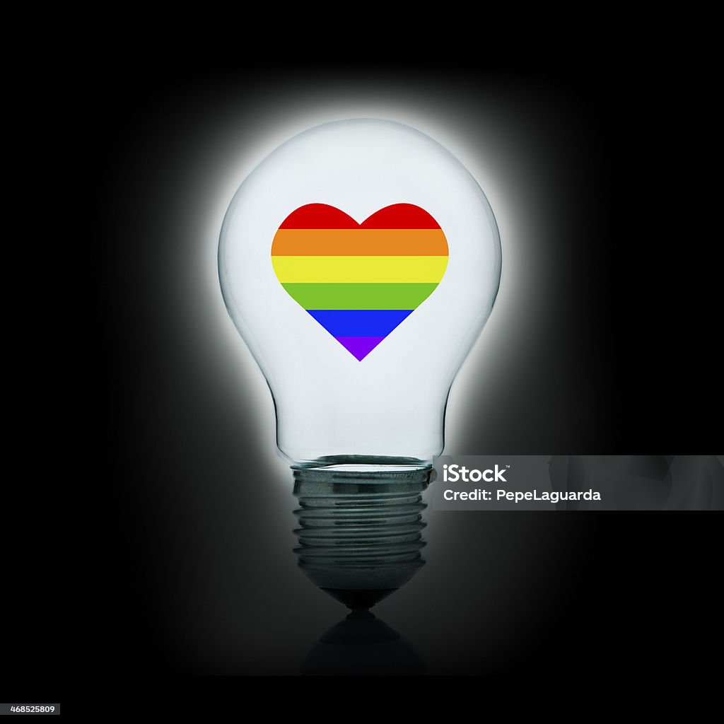 Gay Liebe - Lizenzfrei Bunt - Farbton Stock-Foto