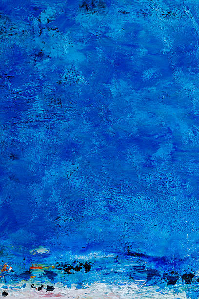 istock Abstract painted blue textured  art backgrounds. 468528874
