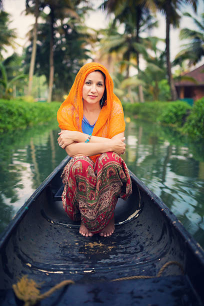 istock Woman in canoe 468533098