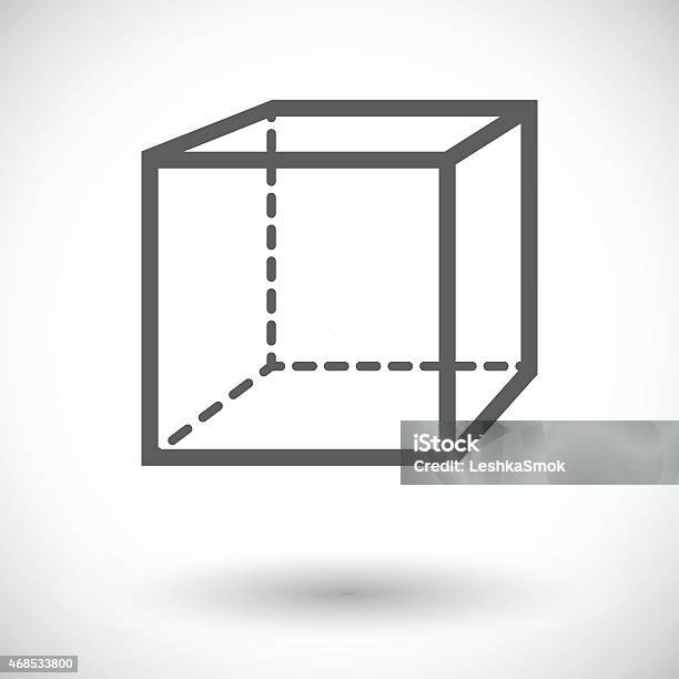 Gemoetric Cube Math Geometric Cube Stock Illustration - Download Image Now - 2015, Abstract ...
