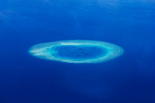 The Maldives, Laccadive Sea Atoll stock photo