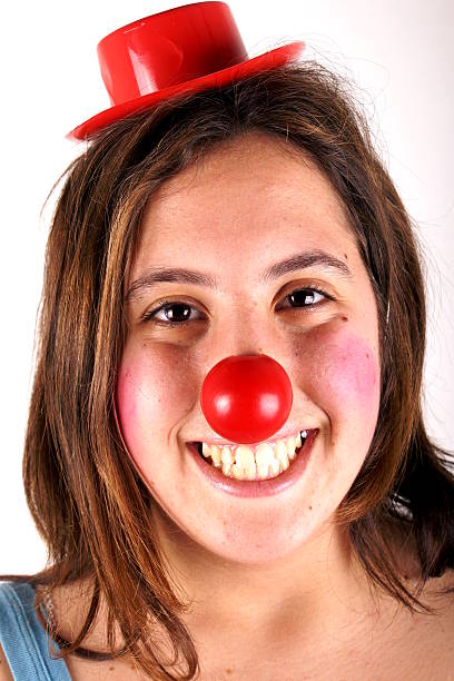 istock Clown girl 468541282