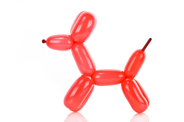 istock Simple balloon animal dog on white 468542456
