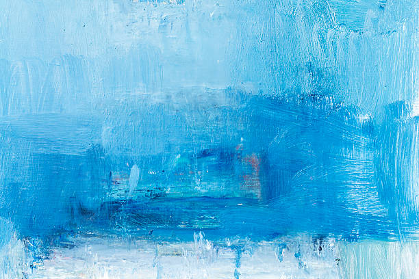 istock Abstract painted  blue textured  art backgrounds. 468546720