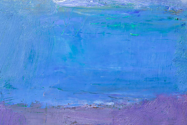istock Abstract painted purple and blue textured  art backgrounds. 468546724