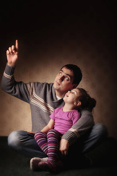 istock dad with a young daughter family; father 468557360