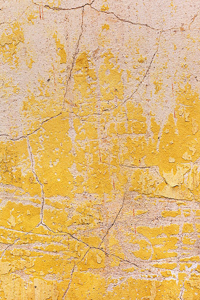 istock Abstract concrete, weathered with cracks and scratches. Landscap 468560466