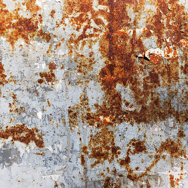 istock Abstract concrete, weathered with cracks and scratches. Landscap 468562968