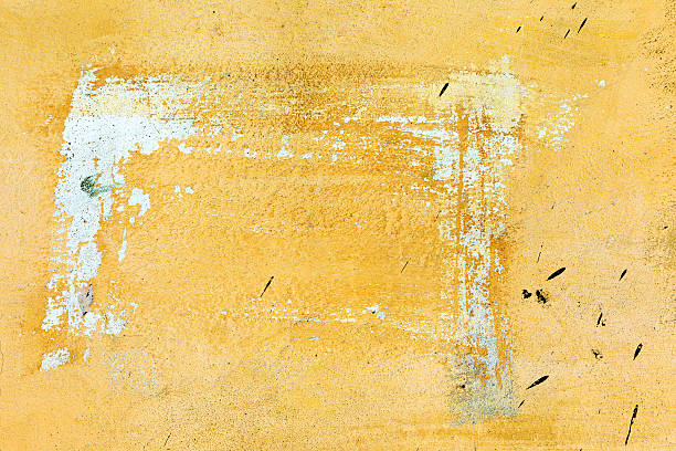 istock Abstract concrete, weathered with cracks and scratches. Landscap 468565966