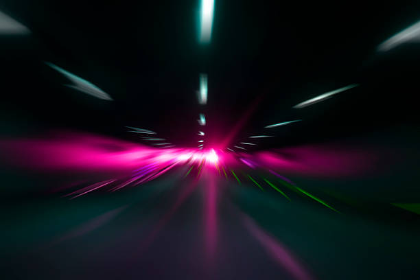 istock car lights on highway by night,abstract light speed trace 468566520