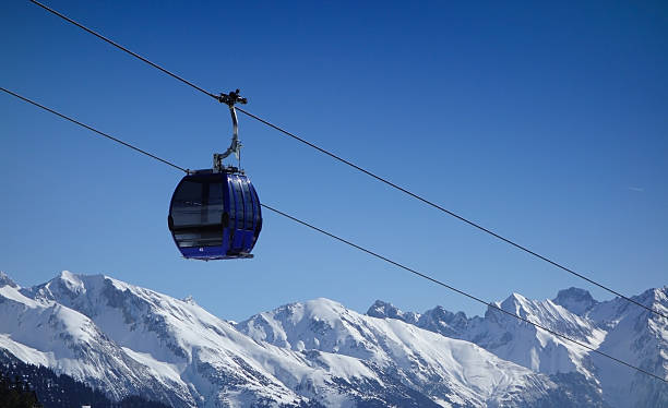 istock Ski lift - St Anton - Skiing 468566874