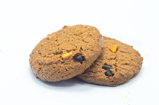 istock Chocolate homemade pastry biscuits isolated 468567152