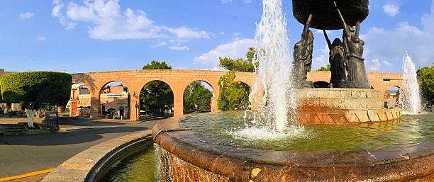 istock Spanish colonial aquaeduct in Morelia, Central Mexico 468569070