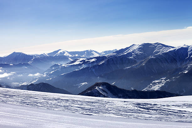 istock Ski slope in morning 468570304