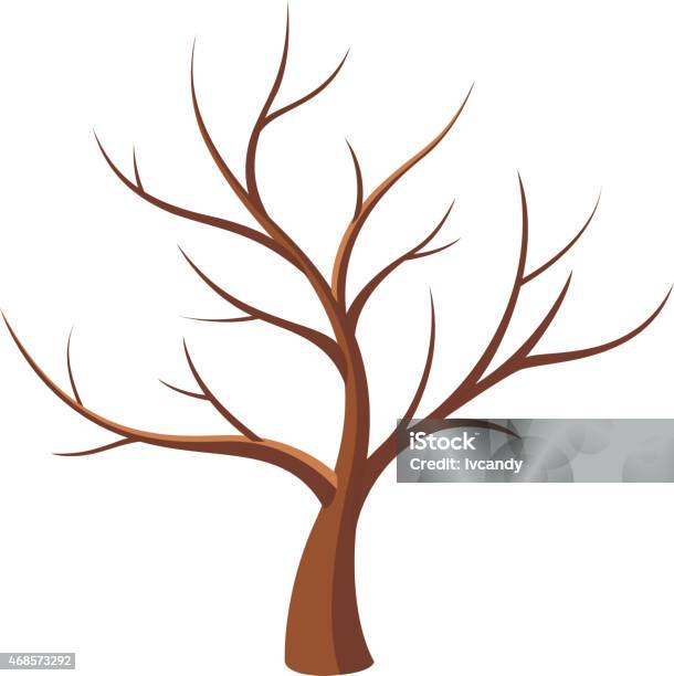 Bare Tree Stock Illustration - Download Image Now - Bare Tree, Tree, Vector