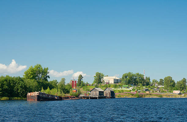 istock Nadvoitsy township, Karelia 468573846