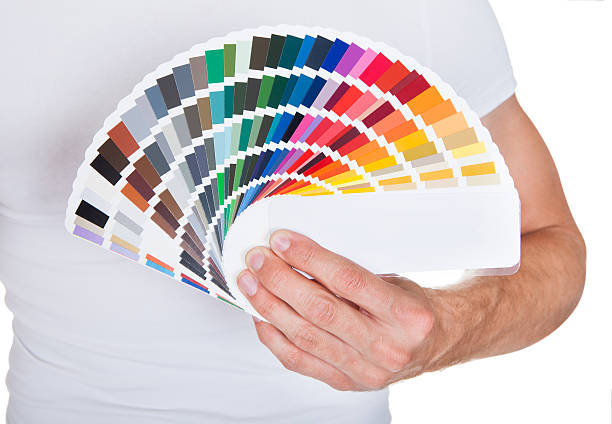 istock Young Man Holding Color Palette 468578405