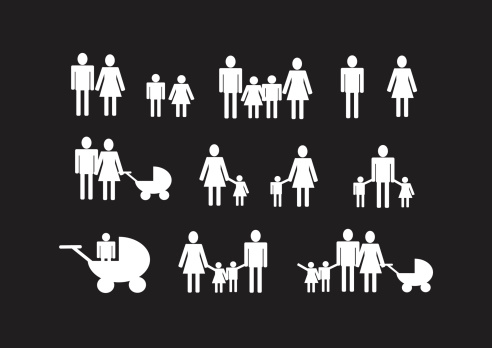 family Pictograms people Icon Sign Symbol