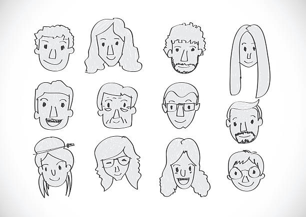 istock illustration of people faces 468582877