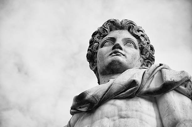 istock Rome, Capitol Square. Castor. Black and White. 468583001