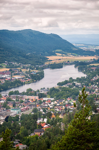 Drammenselva river.