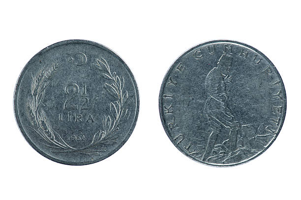 istock Turkey coin  isolated on white 468583670